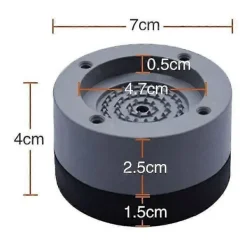 unbranded Tvättmaskiner-4 st Anti-vibrationsdynor Universal Tvättmaskin Anti-vibrationsdynor Fot Stabilisator Sockel För Tvättmaskin Kylskåp