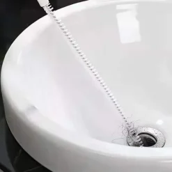 Dammsugare & Tillbehör-2 st avloppsborste för rengöring av avlopp Flexibel avloppshårfångare Borste för täppning av täppa till tvättställ (2 st)