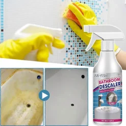 Rengöringsmedel-1-3 st Badrumsavskalningsspray, rengöringsmedel för envisa fläckar, avkalkningsmedel för badkar, toalett, dusch 2pcs