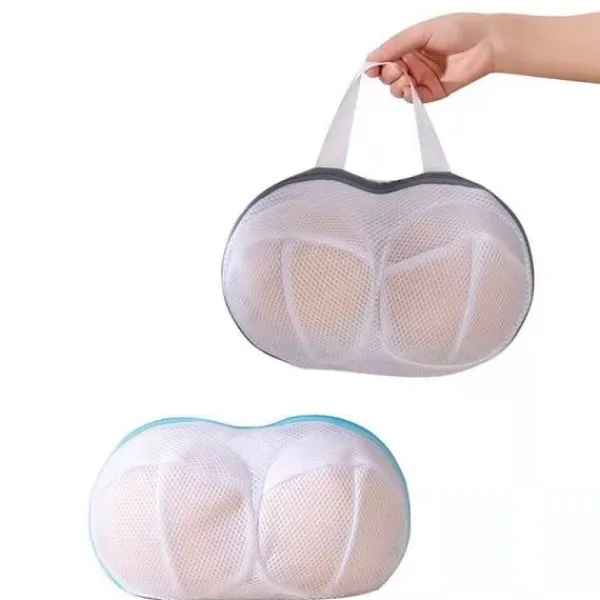 Tvättillbehör-2 st BH tvättpåse kompatibel med tvättmaskin, BH-påsar kompatibla med tvätt