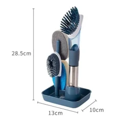 Rengöringsmedel-1 st (Blå) Flytande Borste för Hemkökspanna - Enkel Rengöring