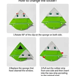 Fönsterrengöring-24 st bomullsplattor ersättningskit för magnetisk fönsterputsare dubbelsidig