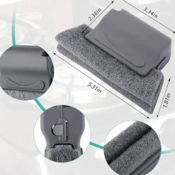 Fönsterrengöring-3 st Creative Groove Rengöringsborstar, Magisk Fönsterrengöring B,ZQKLA