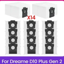 unbranded Dammsugare & Tillbehör-14 st Dammsugarpåsar för Dreame D10 Plus Gen 2 Dammsugartillbehör