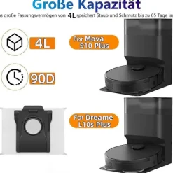 unbranded Dammsugare & Tillbehör-14 st Dammsugarpåsar för Dreame D10 Plus Gen 2 Dammsugartillbehör