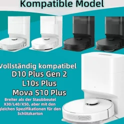 unbranded Dammsugare & Tillbehör-14 st Dammsugarpåsar för Dreame D10 Plus Gen 2 Dammsugartillbehör