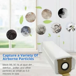 Dammsugare & Tillbehör-12 st dammsugarpåsar för Dreame Z10 Station robotdammsugare, reservdel