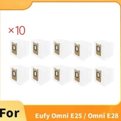Dammsugare & Tillbehör-10 st Dammsugarpåsar för Eufy Omni E25 / Omni E28 Dammsugare Tillbehör Dammsugarpåse Ersättningsdelar