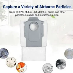 Dammsugare & Tillbehör-12 st dammsugarpåsar för Qrevo, Qrevo Pro, Qrevo S, Qrevo MaxV, Qrevo Master, P10, P10 Pro robotdammsugare