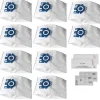 Dammsugare & Tillbehör-12 st Dammsugarpåsar kompatibla med Gn Airclean 3d Efficiency dammpåsar Ersättning Gn dammsugarpåse Par_tfrf
