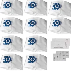 Dammsugare & Tillbehör-12 st Dammsugarpåsar kompatibla med Gn Airclean 3d Efficiency dammpåsar Ersättning Gn dammsugarpåse Par_tfrf