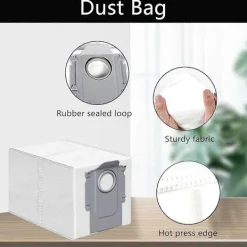 Dammsugare & Tillbehör-8 st Dammsugarpåsar Passar Saros 10/G30/S9 MaxV Ultra/S90ver/A1460RR Dammsugare Reservdelar