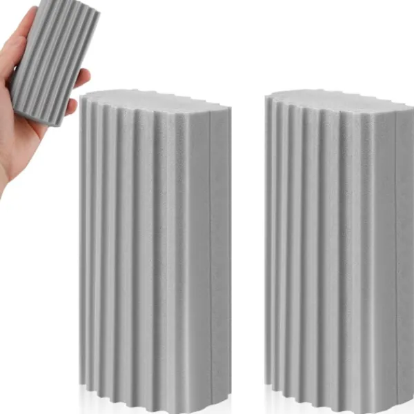 Svampar & Dukar-2 st Dammtorkningssvamp, Dubbelsidig Fuktig Rengöringssvamp Dammtorkare Rengöringsverktyg Återanvändbar Fuktig Dammsugare Våt Dammsugare Svamp