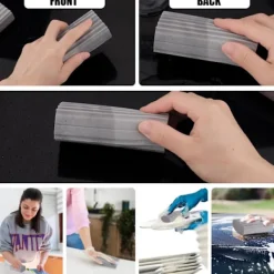 Svampar & Dukar-2 st Dammtorkningssvamp, Dubbelsidig Fuktig Rengöringssvamp Dammtorkare Rengöringsverktyg Återanvändbar Fuktig Dammsugare Våt Dammsugare Svamp