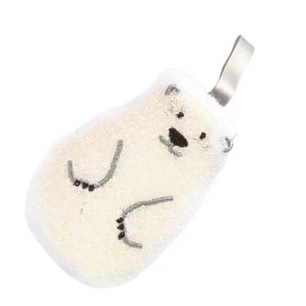 Svampar & Dukar-2 st diskborste svamp dubbelsidig diskborste hängande typ tecknad björn kopp borste rengöringsduk liten björnstil