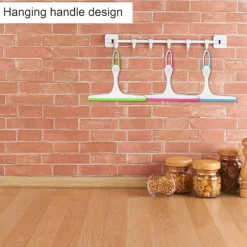 Fönsterrengöring-3 st Duschskrapa för badrumsglas, speglar och bilfönster, tjock plast och silikonblad [JUN]