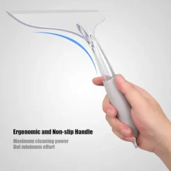 Fönsterrengöring-2 st duschskrapor, lämpliga för dusch, glasdörr, kakel och spegel, ingen strimskrap