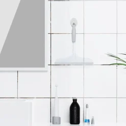 Fönsterrengöring-2 st duschskrapor, lämpliga för dusch, glasdörr, kakel och spegel, ingen strimskrap