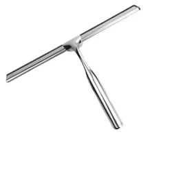 Fönsterrengöring-1 st duschspruta, fönstergummi, rostfritt stål torkare med