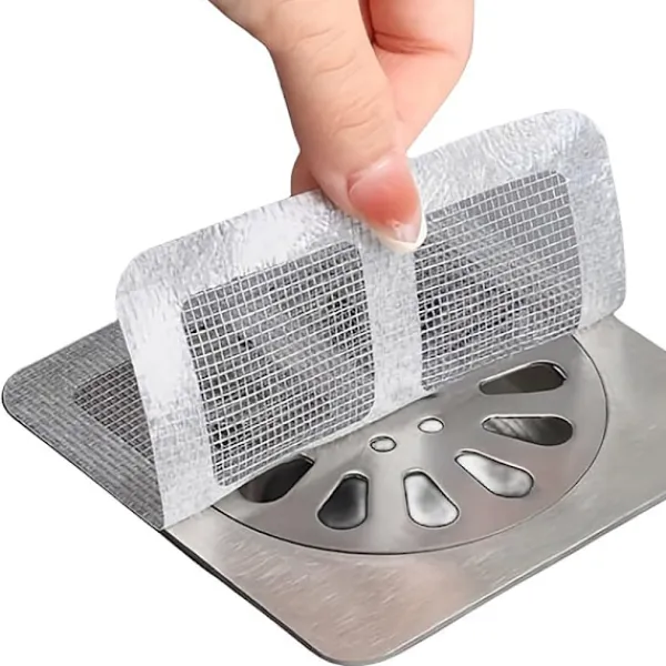 HEET Skadedjur & Insekter-1/10 st engångs golvavlopp klistermärke avloppshår fångare lock 10PCS