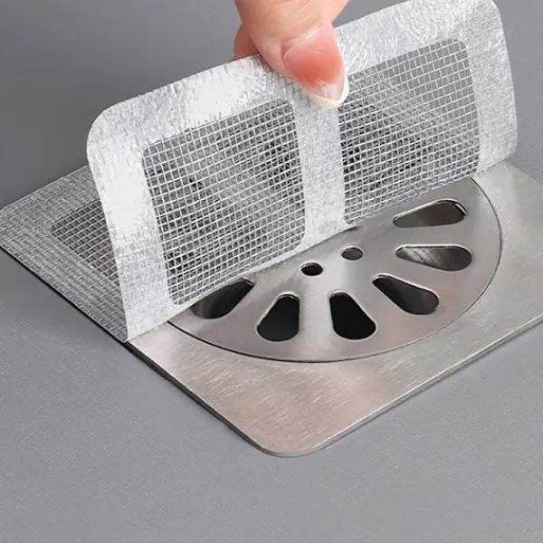 HEET Skadedjur & Insekter-1/10 st engångs golvavlopp klistermärke avloppshår fångare lock 10PCS