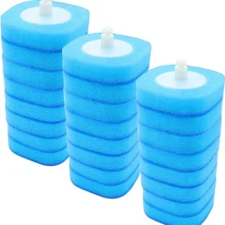 Superp Svampar & Dukar-24 st engångs toalettborste ersättningshuvud, toalettborste engångsersättningshuvud (ersättningshuvud)