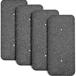 Torktumlare-4 st Ersättningsfilter för torktumlare för Candy/Hoover/Ostein/Fagor/House to House Värmepumpstorktumlare, Svampfilter Svart