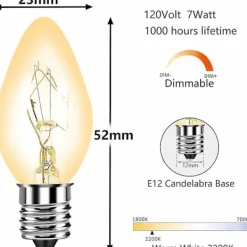 Skadedjur & Insekter-4 st ersättningslampor E12 7w glödlampor för klibbig kupol klibbig loppfälla mördare