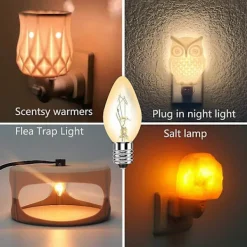 Skadedjur & Insekter-4 st ersättningslampor E12 7w glödlampor för klibbig kupol klibbig loppfälla mördare