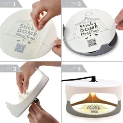 Skadedjur & Insekter-4 st ersättningslampor E12 7w glödlampor för klibbig kupol klibbig loppfälla mördare