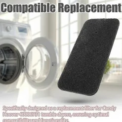 Torktumlare-5 st Filter för Candy Hoover 40006731 torktumlare 5-pack