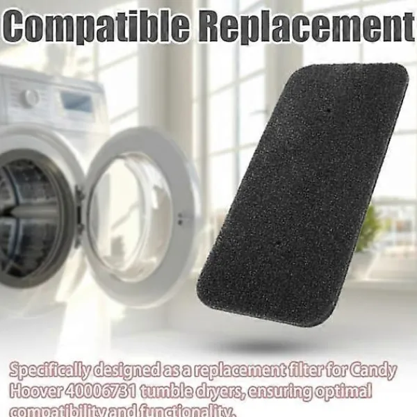Torktumlare-5 st Filter för Candy Hoover 40006731 torktumlare 5-pack