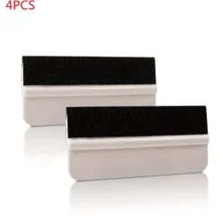 Fönsterrengöring-4 st Filtrakel Kompatibla med Bilfönstertoning, Vinylinstallationsverktyg, 4 Tum