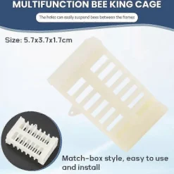 FMYSJ Skadedjur & Insekter-100 st Flyttbara Bikupor Biodlingsutrustning Bidrottningbur (FMY)
