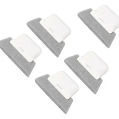 Fönsterrengöring-5 st Fönsterspår Rengöringsborste Skrapa Borste Fönster Litet Paket Borste Hushållsborste Skrapverktyg Skrapa Rengöringsborste