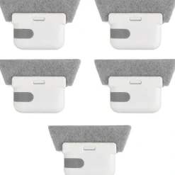 Fönsterrengöring-5 st Fönsterspår Rengöringsborste Skrapa Borste Fönster Litet Paket Borste Hushållsborste Skrapverktyg Rengöringsborste