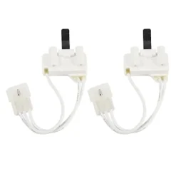 Torktumlare-2 ST för 3406107 Torktumlardörrbrytare Monteringsersättningsdel Passar Whirlpool Kenmore