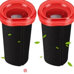 Dammsugare & Tillbehör-2 st för Bosch Flexxo Series 4 Filter BBH32101 BBH3ZOO25