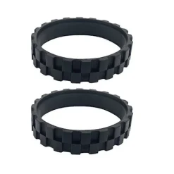 Dammsugare & Tillbehör-2 ST För Roborock S5/T6/T7 Tillbehör Xiaomi Gående hjul Däckhud Ersättning Robotdammsugare Delar