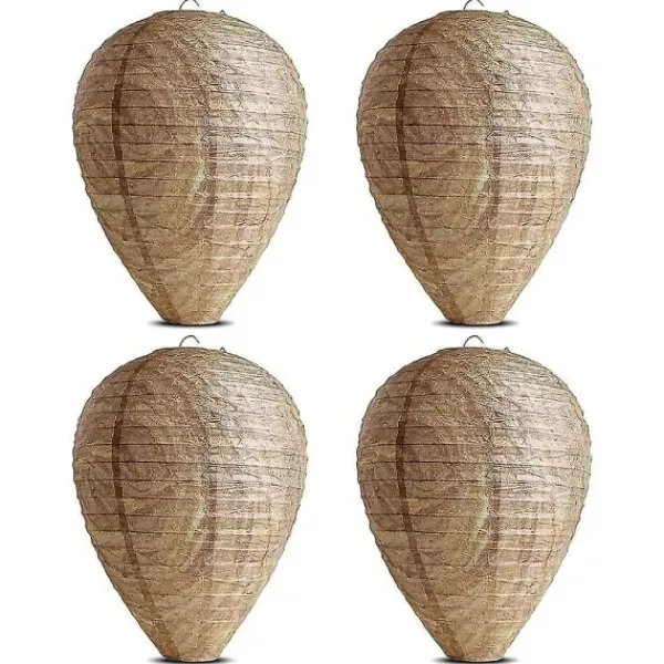 Skadedjur & Insekter-4 st Getingfällor Giftfritt Lockbete av Papper, Avskräckande för Bin - Getingbo