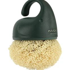 Svampar & Dukar-2 st Gröna Återanvändbara Nanofiber Rengöringsbollar, Multifunktionell Borste Rengöring