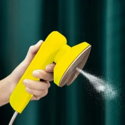 Ångtvättar-1 st (gul) Bärbar Mini Strykmaskin, Handhållen Ånga