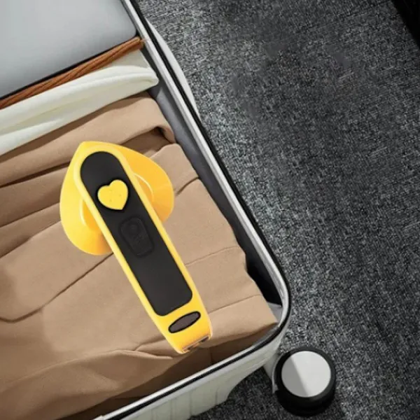 Ångtvättar-1 st (gul) Bärbar Mini Strykmaskin, Handhållen Ånga