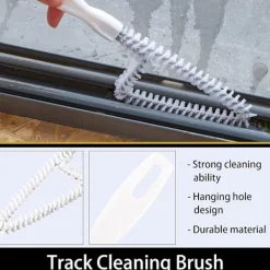 Fönsterrengöring-(13 st) Handhållna spårrengöringsverktyg för dörrar och fönster