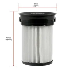 DAO Dammsugare & Tillbehör-2 st HEPA-filterersättningsdelar för Triflex Hx1 sladdlös dammsugartillbehör [DB] White black