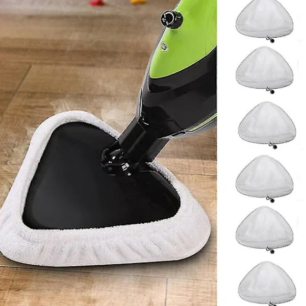 Selected deals Ångtvättar-6 st H2o Ångmopp Rengöringsdynor Ersättning Mikrofiberdukar Tvättsbara