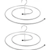 Tvättillbehör-2 st hopfällbara diskställ spiral torkställ dropptorkställ klädtorkställ stativ spiralhängare