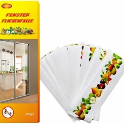 Skadedjur & Insekter-25 st Insektsfällor för Fönster Klisterfällor Anti-Fluga Myggor Vattentäta för Utomhus Inomhus