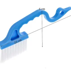 Fönsterrengöring-2 st kakelfogborste rengöringsborste med handtag för hem kök fönsterlist söm