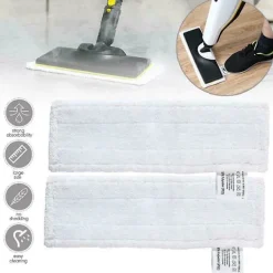 FLOWER LOST Städmoppar-1/3/6 st Karcher Sc1 Sc2 Sc3 Sc4 Sc5 Ångrengörare Mopp Terrydukar Golvplattor Set